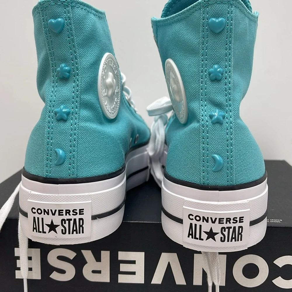 Converse WMNS CTAS LIFT HI
OCEAN DRIP/WHITE/BLACK A06492C Platforms Sneakers - Picture 13 of 16